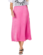 Saia satin midi parado no ar - Imagem 2