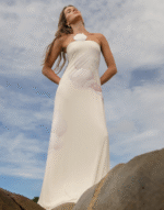 Vestido tule parado no ar