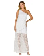 Saia midi renda parado no ar - Imagem 3