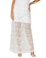 Saia midi renda parado no ar - Imagem 2