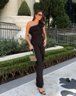 Macacão linho caribe parado no ar