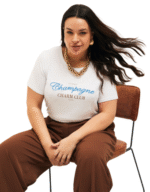 T- shirt visco bordado plenna