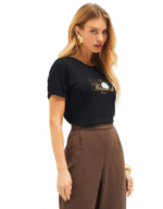 T- shirt visco coffee parado no ar - Imagem 2