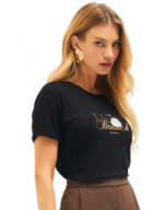 T- shirt visco coffee parado no ar - Imagem 3