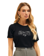 T- shirt visco bordado parado no ar - Imagem 2