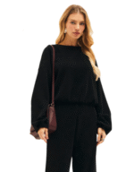 Casaco chennile parado no ar - Imagem 2