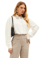 Camisa tweed imper parado no ar - Imagem 2