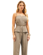 Blusa risca de giz parado no ar - Imagem 2